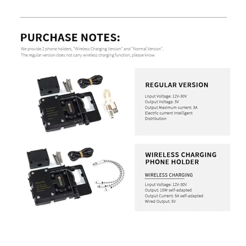 Support téléphone moto USB anti-vibration pour navigation Tiger 1200