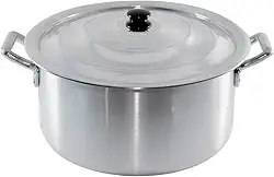 Panela Caçarola Em Alumínio Linha Hotel Nº 28 Industrial Ideal para Arroz Tropeiro Caldos Canjica Panela Em Alumínio Super Resistente