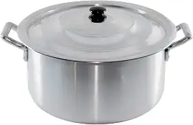 Panela Caçarola Em Alumínio Linha Hotel Nº 28 Industrial Ideal para Arroz Tropeiro Caldos Canjica Panela Em Alumínio Super Resistente