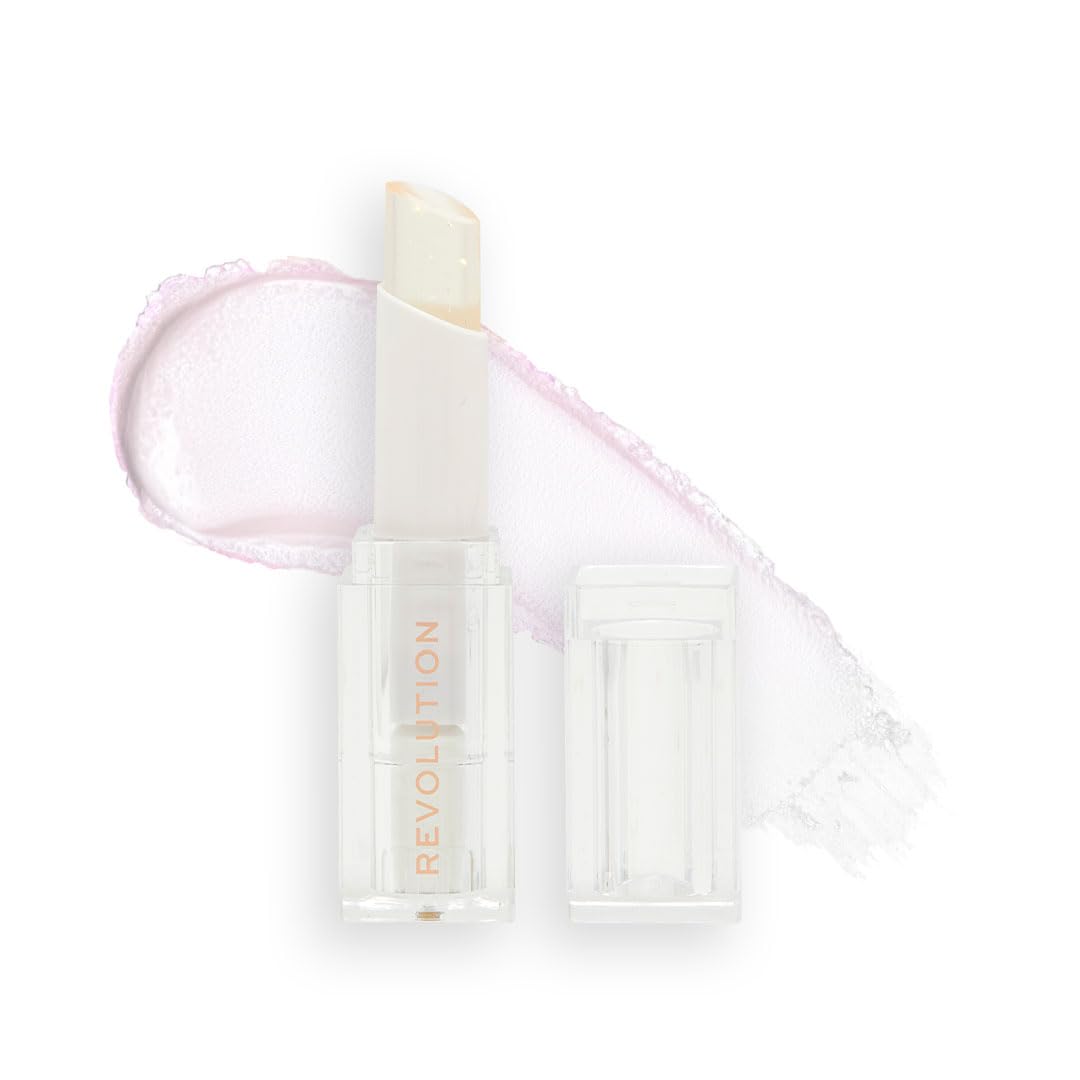 Makeup Revolution Mood Switch Aura Lip Balm for Hydrating Lips - Halo Clear, Cruelty-Free & Vegan with Natural, Subtle & Versatile Shades. 2.5 ML (Pack of 1)-image-43
