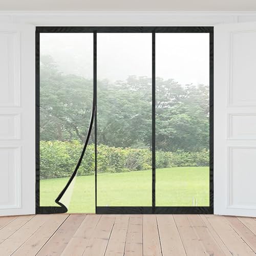 Image of The Furnishing Tree Magnetic AC Curtain | Transparent, Thermal-Insulated Door Screen | Hands-Free for Shops, Kitchens, Bedrooms, and AC Rooms, Fit Doors Upto - WxH(70 inchx142 inch), PVC Thickness 0.30 mm.