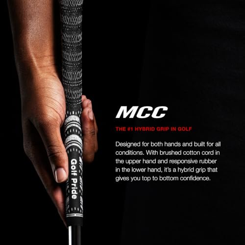 Golf Pride MCC Midsize Golf Grip – Black/Grey
