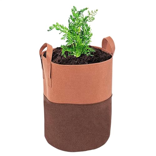 Bolsas de horticultura: bolsas de cultivo de tomate con mango reforzado, accesorios para plantas, macetas de tela no tejida gruesa resistente para patatas, tomates, zanahorias