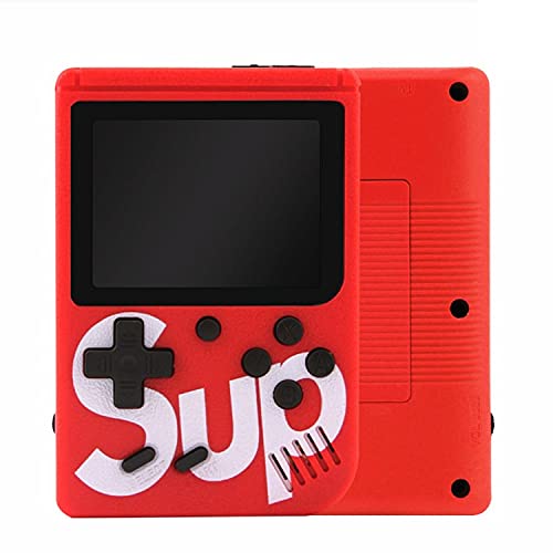 IndusBay® SUP Handheld Game Console, Classic Retro Video Gaming Player Colorful LCD Screen USB Rechargeable Portable Game Console with 400 in 1 Classic Old Games Best Toy Gift for Kids (Assorted)