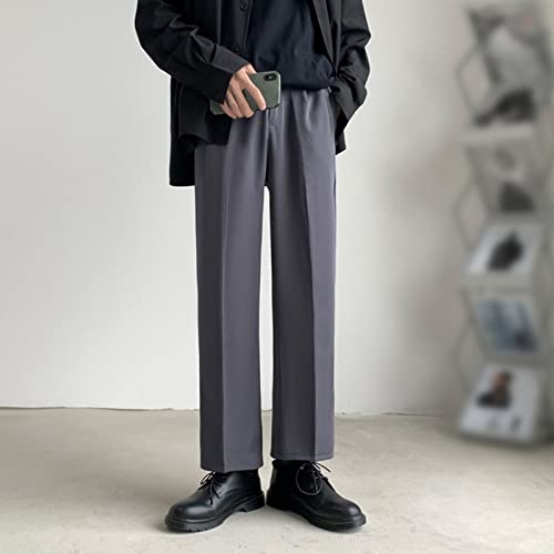 Pantalones de vestir holgados y cómodos para hombre DGHM-JLMY miniatura 2