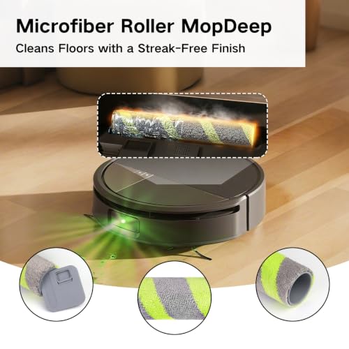 Image of Replacement Parts for iRobot Roomba 705X, Max 705 Combo Robot Vacuum | 25 Pack, 4 Roller Brush, 2 Mop Rollers, 4 Filters, 8 Side Brushes, 6 Dust Bags & 1 Cleaning Brush - Accessories Kit
