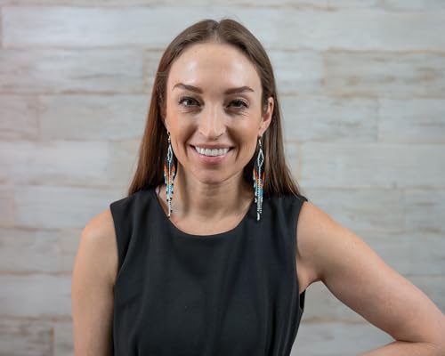 Handmade Native Style Ethnic Beaded Earrings2