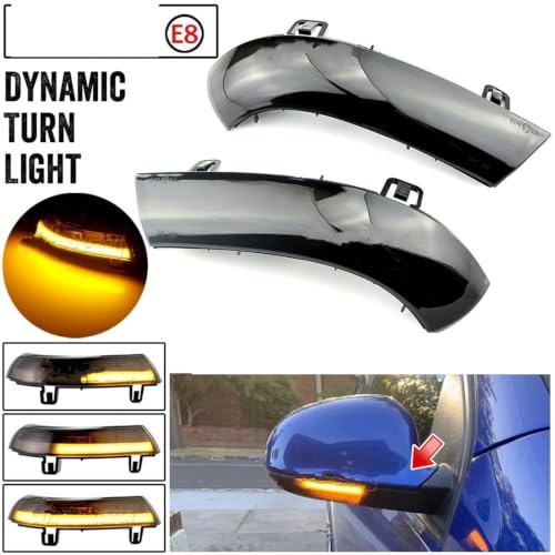 Intermitentes LED Golf 5 secuenciales con luz dinámica ámbar para espejo 3