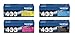 Brother TN433BK, TN433C, TN433M, TN433Y High Yield Black, Cyan, Magenta and Yellow Toner Cartridge Set