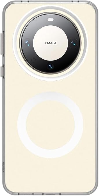Compatible with Huawei Mate 60 Pro Magnetic Phone Case,Compatible with Huawei Mate 60 Pro Phone Case Cover Compatible with MagSafe,-White