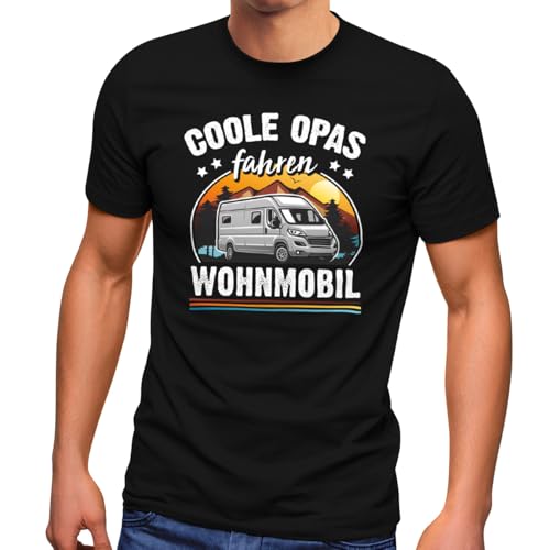 T-shirt Camping Cool Homme MoonWorks Idéal en Escapade et Conduite Camping-car
