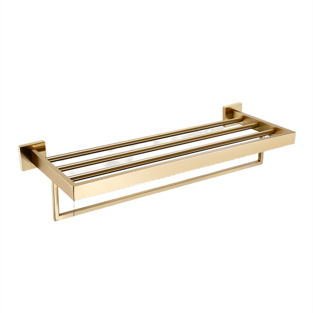 Kit de accesorios de acero inoxidable con soporte de papel y toallero de baño 400 dorado