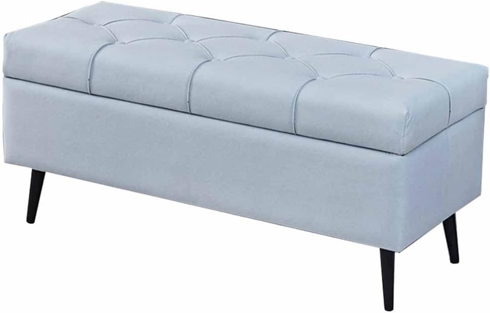Pouf de rangement pliable imperméable avec coussin à rebond élevé 150kg