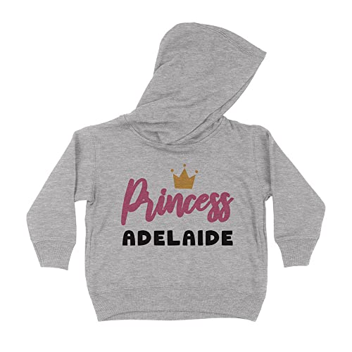 Princess Adelaide Kids Hoodie Sweatshirt Toddler 5T Heather Grey