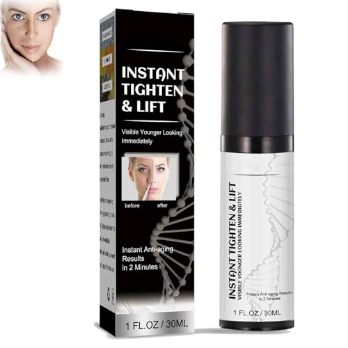 Crema Lifting Facial InstantáNeo, Suero Facial Antiedad, Crema Reafirmante, Suero Lifting Para Cuello Y Ojos, Suaviza Y Reafirma La Piel FláCida, LíNeas Finas Y Arrugas En 2 Minutos