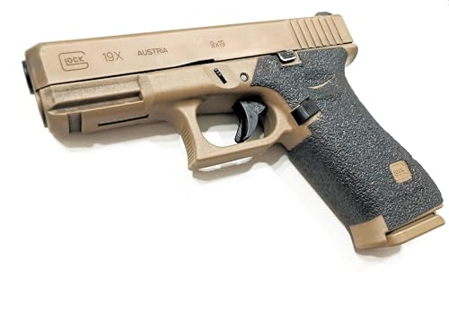 Handleitgrips Handgun Grip Tape Compatible with:Glock 19x / 19x MOS and 45/45 MOS-Black Edge Series Pistol Grip Tape, Gun Parts & Accessories, Made in The USA - Thumbnail 3