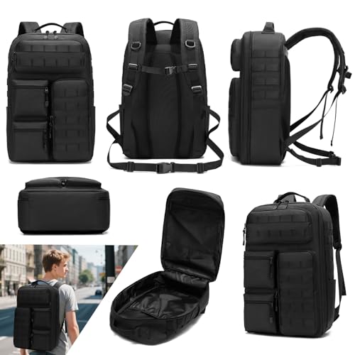 TIANHAOPIJU Tactical Camo Backpack for Men Women Waterproof Durable MOLLE Backpack Camping Hunting Emergency Preparedness by TIANHAOPIJU - Image 2