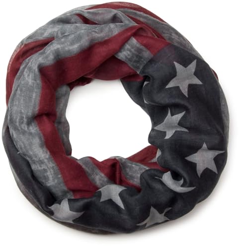 styleBREAKER design vintage USA motif drapeau tube de boucle écharpe, étoiles et rayures, unisexe...