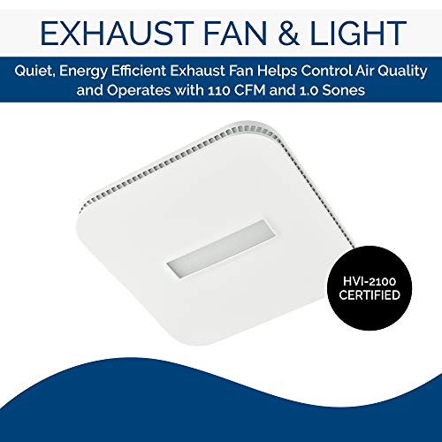 Broan-Nutone AE110LK Ventilation Fan With Led Cleancover And Roomside Installation thumb #2
