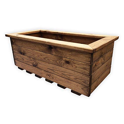 Simply Wood Trough Wooden Garden Planter – EXTRA LARGE – Sale!!!
