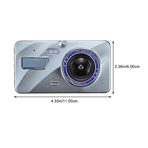 Lurrose Cam 1080P Gravador de Vídeo Condução Traço de Alta Da Definição Câmera Do Carro Com Monitor