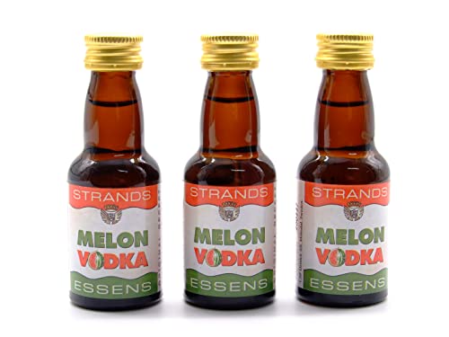 3 x Esencia de Vodka de Melón 25 ml – Quality Essences, Sin Alcohol