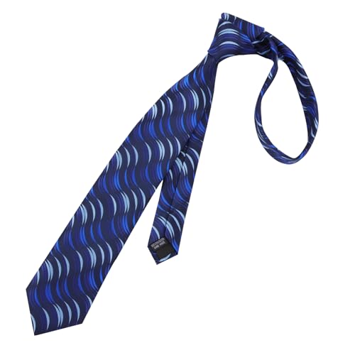 Image of Alizeal Mens 3.15'' Gradient Novelty Pattern Tie Set with Pocket Square Casual Color Tie Set