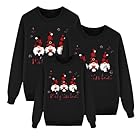 Sudaderas Navidad Familia Jersey Navidad Familia Mujer Hombre Niño Niña Chica Chico Manga Larga Pullover Christmas Jumper Blusas Cuello Redondo Tops Talla Grande