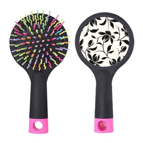 Brosse à cheveux démêlante Flower Vine pour salon de coiffure et soin anti-casse sur cheveux humides