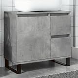 Grand espace de rangement : l'armoire pour lavabo de salle de bain offre suffisamment d'espace pour ranger facilement vos articles de toilette et articles de bain essentiels tels que savons, shampoing, dentifrice, etc.