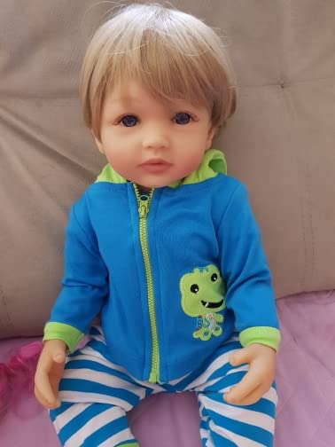 Amazon | ROSHUAN 22インチ リボーンベビードール シリコンフルボディ