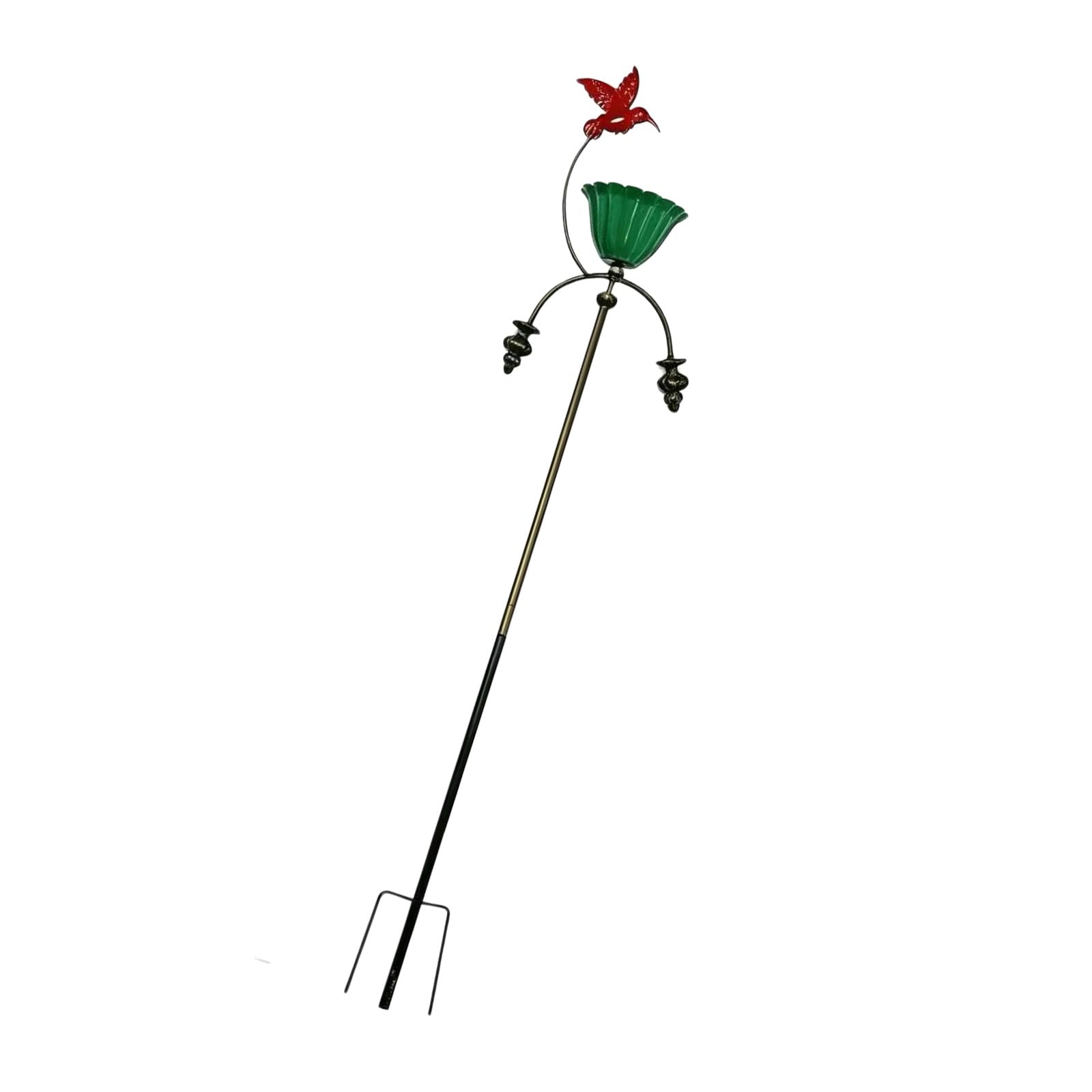 Mangeoire à oiseaux en fer colibri pour sublimer vos décors de jardin et piquets de cour
