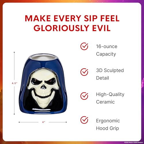 Taza cerámica Skeletor 16 oz Masters of the Universe miniatura 3