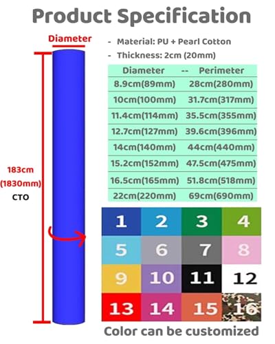 Odporna na warunki atmosferyczne wyściółka kijka do koszykówki – wodoodporna poduszka dla bezpieczeństwa gracza i zapobiegania urazom – trwała ochrona do użytku na zewnątrz