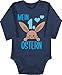 Shirtracer Ostergeschenke Ostern Baby Kleidung - Mein 1. Ostern süßer Hase blau - 6/12 Monate - Navy Blau - Baby Body Mein 1. Ostern - BZ30 - Baby Body Langarm