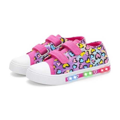Baskets pour enfants en toile lumineuse : confort durable anti-chute à sangles