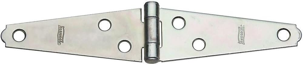 National Hardware N127-449 V280 Light Strap Hinges in Zinc plated, 2 pack