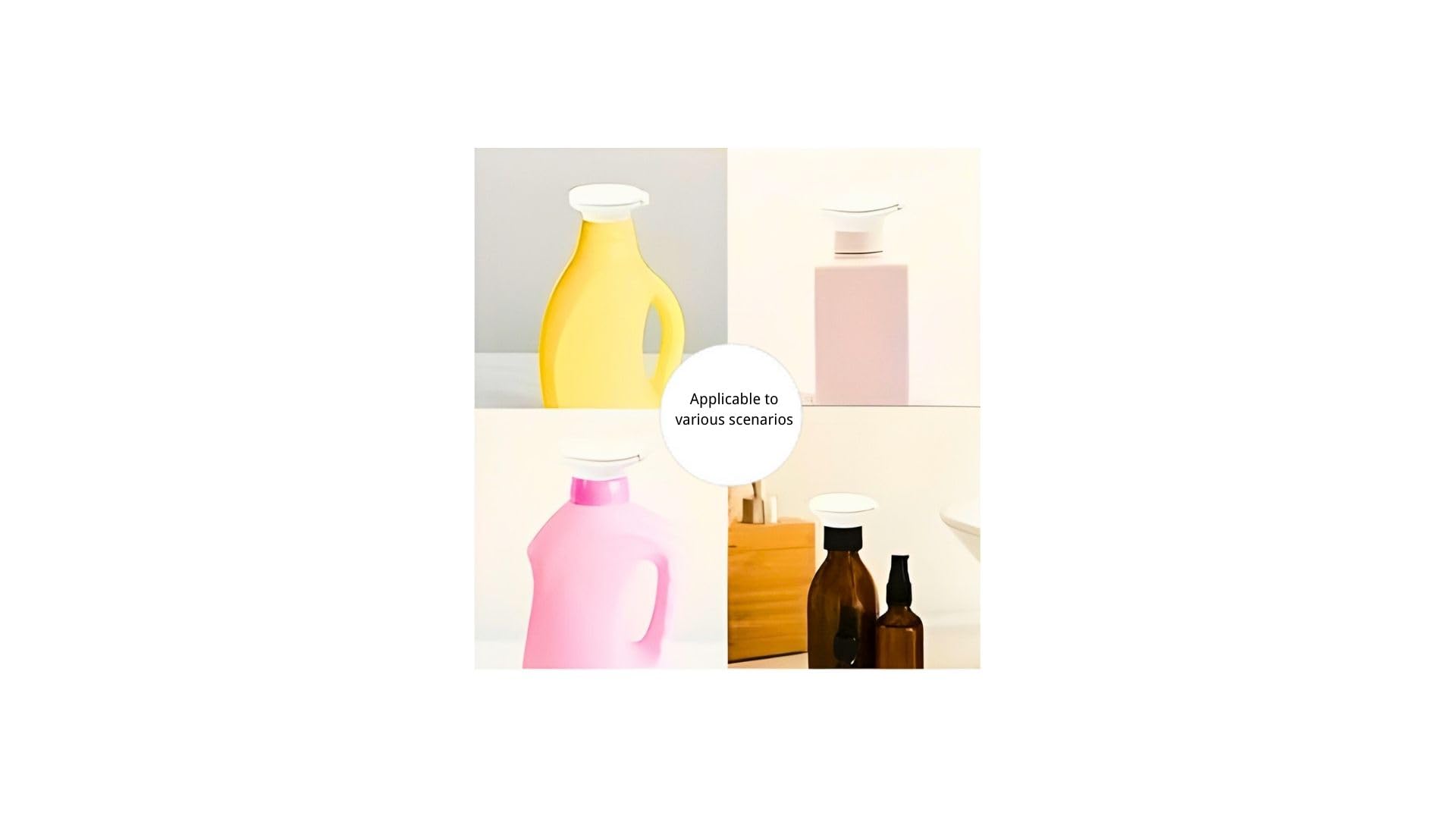 Flaschenentleerungskappe – Lotion-Flaschenverschlüsse, um den letzten Tropfen zu bekommen, Flip It Flaschenentleerungskappe, Flip It Flaschenentleerungsset, wiederverwendbarer Flaschenverschluss für