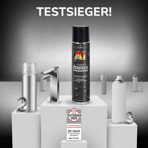 DR. WACK A1 Cabrio Verdeck-Imprägnierer 400 ml - Imprägnierspray für Textilverdecke - Schutz vor Nässe & Ausbleichen - auch für Kleidung… – Ansicht 3