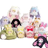 AOYEAH Sweetheart Bunny Series Plüsch Puppe, Niedliche Anime Figuren Tasche Anhänger, Gefülltes Geheimnis Sammler Puppe Geschenk