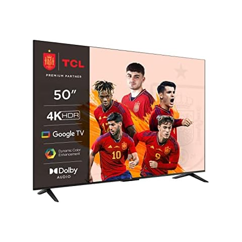 TCL 50P639 - Smart TV 50" con 4K HDR, Dolby Audio, Google Assistant Incorporado Compatible con Alexa Cover