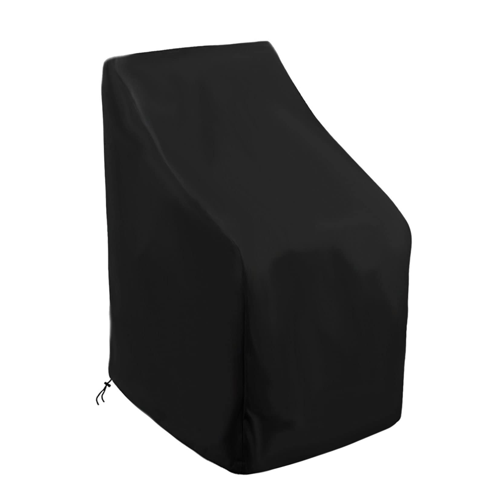 Housse de chaise de jardin inclinable imperméable en tissu Oxford gris pour terrasse