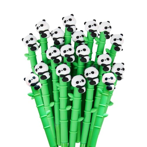 Set de 24 bolígrafos de gel Panda, tinta negra 0.5 mm miniatura 1
