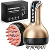 Masajeador de Drenaje Linfático y Herramienta Anticelulitis, Dispositivo de Contorno Corporal para Piernas, Brazos y Estómago, Apoya una Piel Más Suave, con Calentamiento y Vibración Suaves (Dorado) 2
