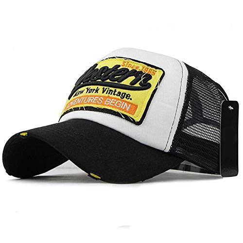 Dorical Gorras Beisbol Deportes Unisex Adjustable al Aire Libre Cap clásico algodón Sombrero Motocicleta Gorras de béisbol Gorra de béisbol Vintage gastada Moda béisbol de Visera