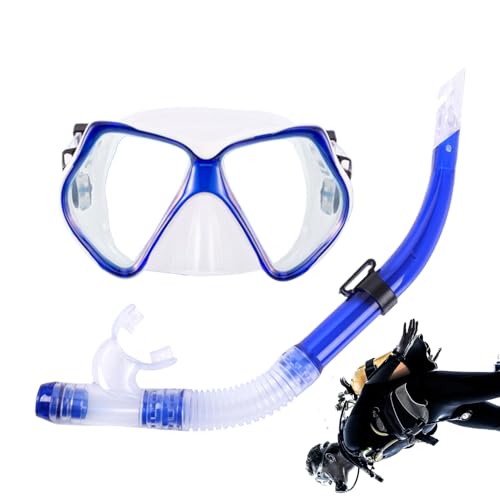 Máscara de buceo a alcance - respiración de alto a seco, lente ancha...