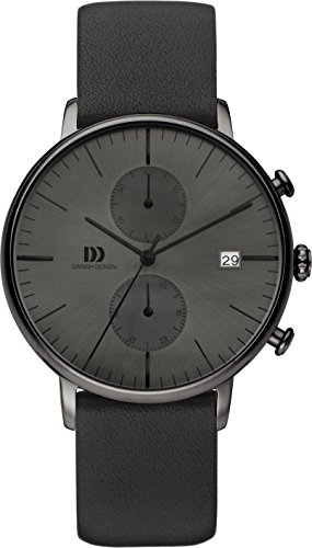 Danish Design Herren-Armbanduhr IQ16Q975 Analog Quarz Leder IQ16Q975
