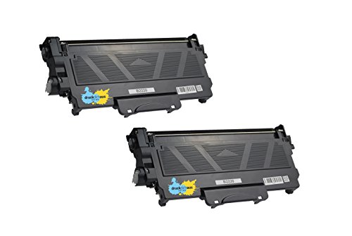 Toner TN-2220 compatible Brother pour remplacer votre encre noire vide pack de 2