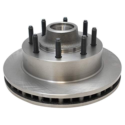 Image of TRQ Front Brake Pad & Rotor Kit with Chemical Kit Ceramic | For 2000-2002 Ford Excursion F-250 Super Duty F-350 Super Duty