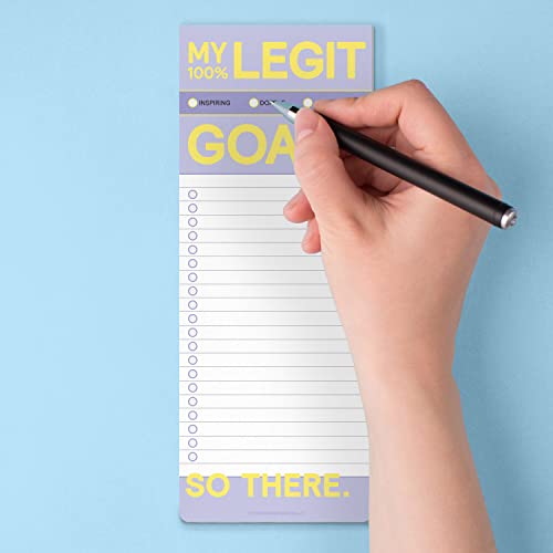 Knock Knock Goals To Do A List bloc-notes violet liste de tâches - 5